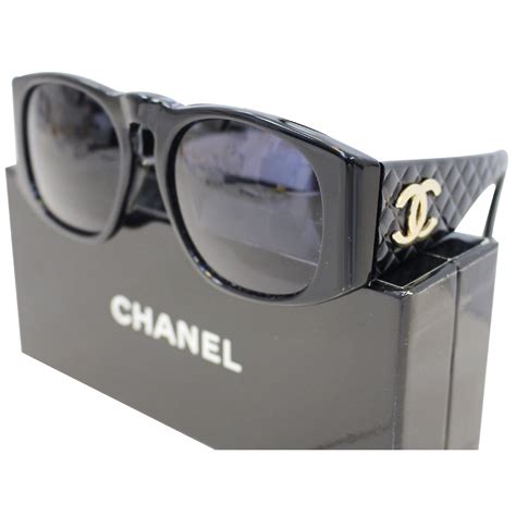 chanel black bead sunglasses|authentic Chanel sunglasses.